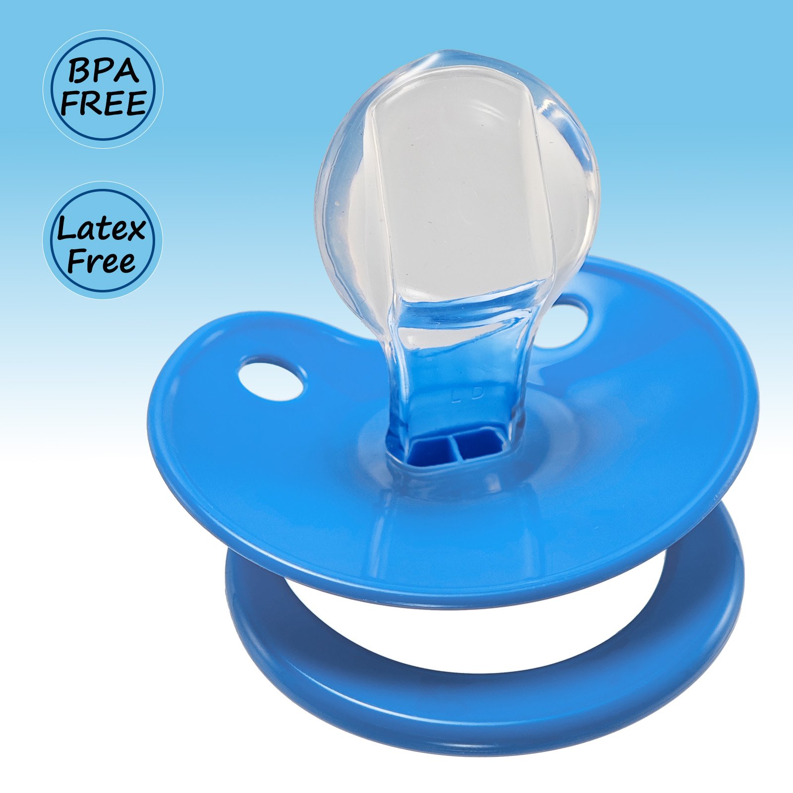 Winter Penguin2 adult pacifier