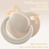 Light brown6 adult pacifier,ABDL pacifier, pacifier for adult baby roleplay