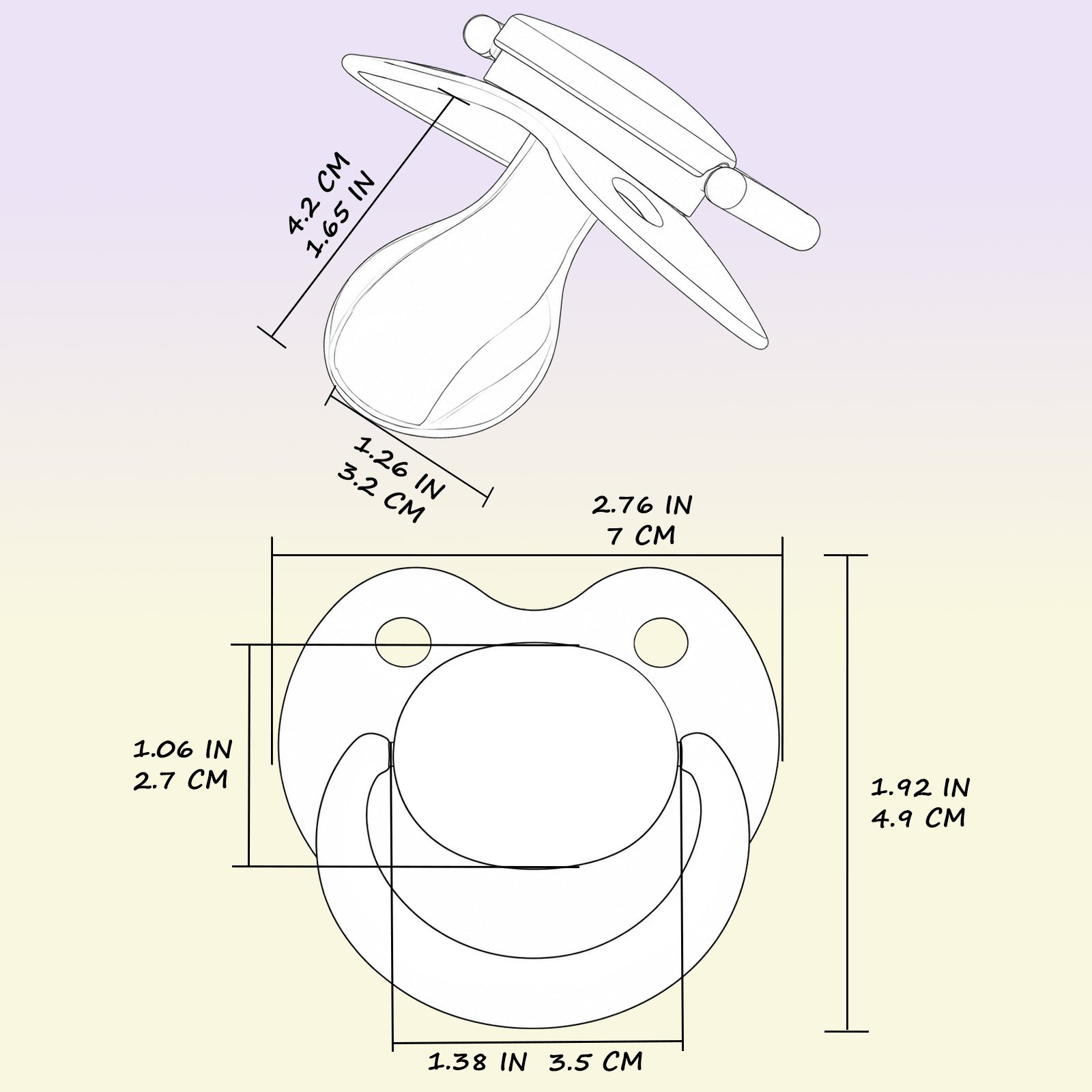 Little Chick Baby (5) adult pacifier