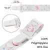 Pink Bow (3) Adult Pacifier Clip