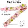 Pink Garden (4) Adult Pacifier Clip