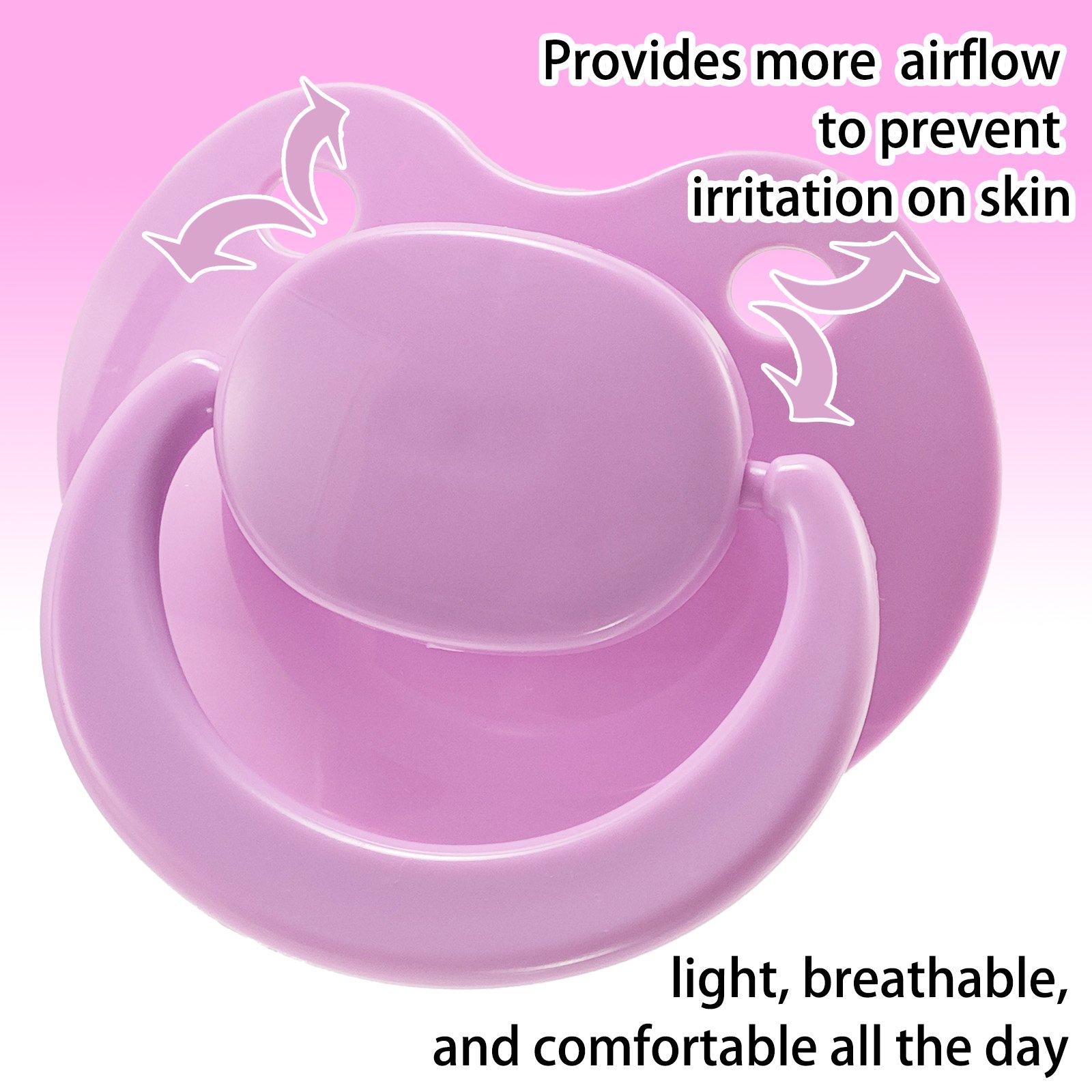 Purple (6) adult pacifier,ABDL pacifier, pacifier for adult baby roleplay