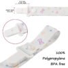 Purple Bow (3) Adult Pacifier Clip