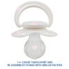 Dopamine Solid Color [White] – Adult Pacifier