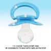 blue (3) adult pacifier,ABDL pacifier, pacifier for adult baby roleplay