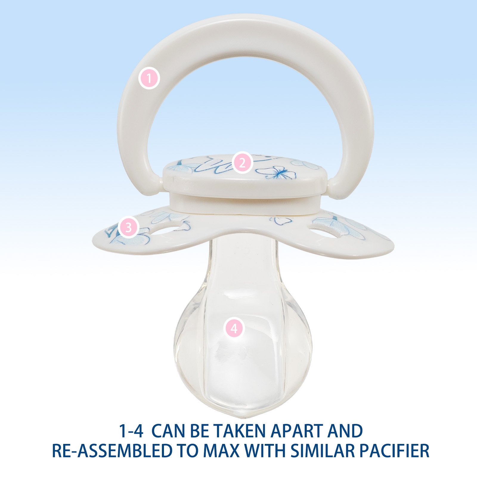 lantu (3) adult pacifier,ABDL pacifier, pacifier for adult baby roleplay