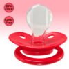 red (2) adult pacifier,ABDL pacifier, pacifier for adult baby roleplay