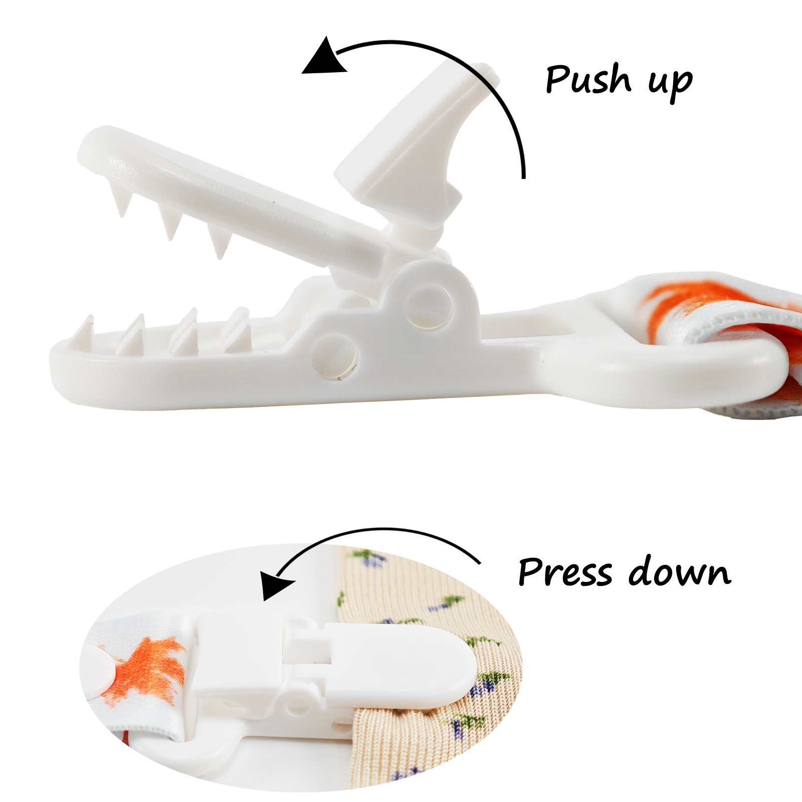 4 Adult Pacifier Clip